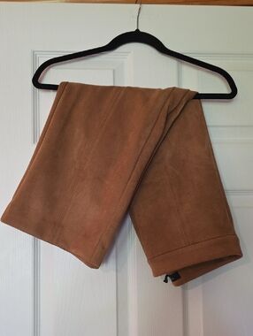 Ann Taylor Woman's Wide Leg Cropped Pants in Camel Brown